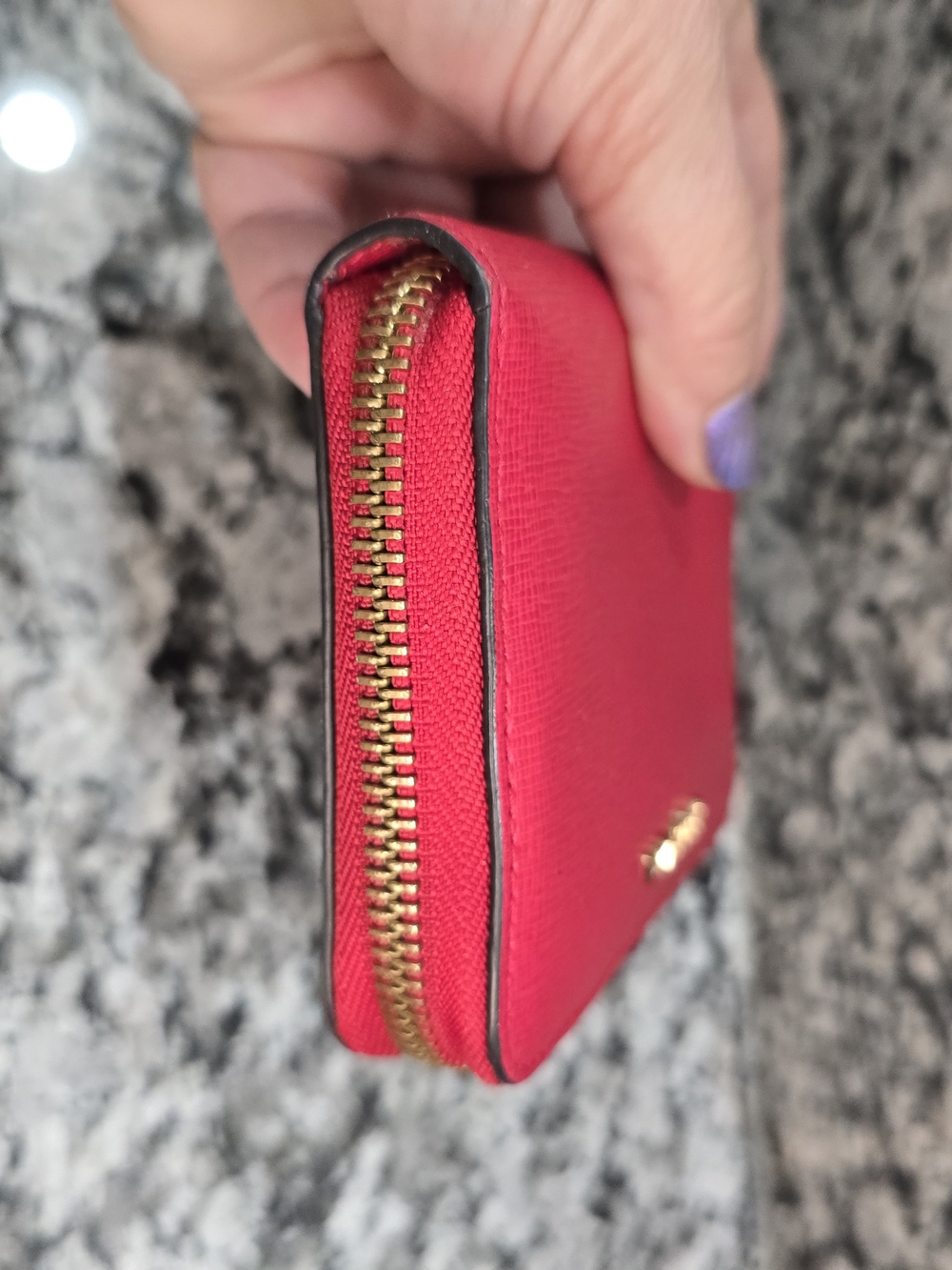 EUC Furla Red Babylon Zip Around Compact Wallet - NO CALL-OUTS - Picture 7 of 10